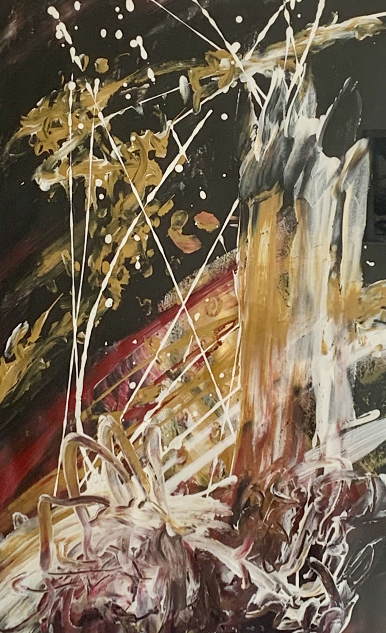 abstrakt artwork detailaufnahme