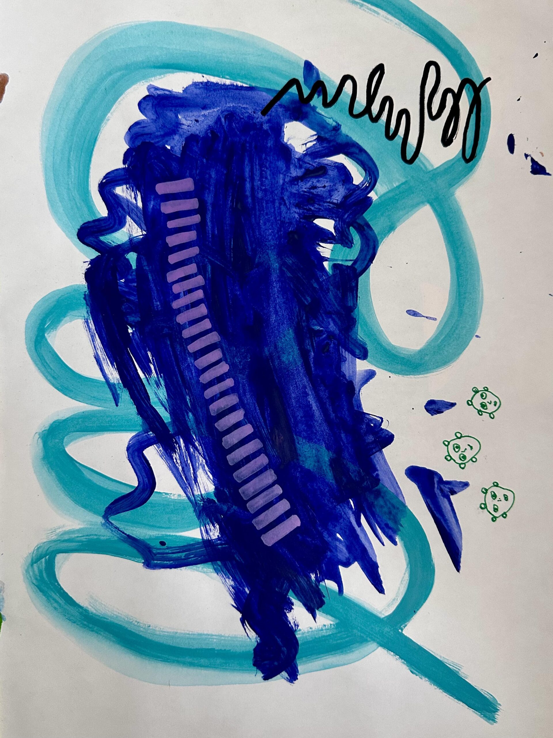 website art blue